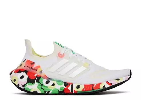 Кроссовки Adidas MARIMEKKO X WMNS ULTRABOOST 22 'POPPY', белый