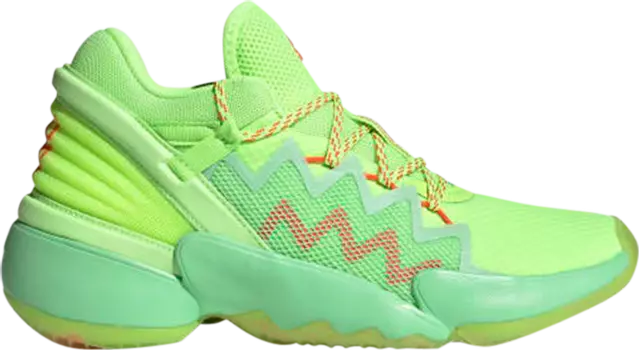 Кроссовки Adidas Marvel x D.O.N. Issue #2 Big Kids 'Spida Sense', зеленый