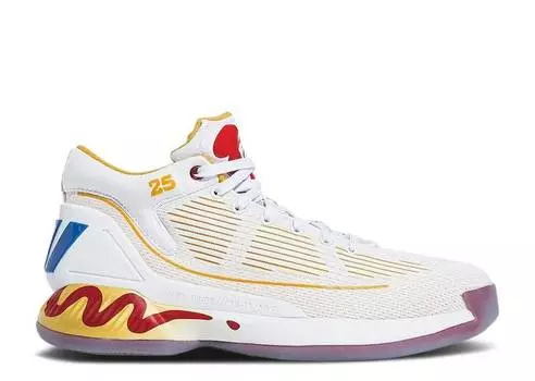 Кроссовки Adidas MCDONALD'S X D ROSE 10 'ROSE SAUCE', белый