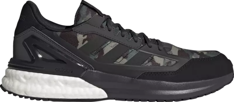 Кроссовки Adidas Nebzed Super Boost 'Black Camo', черный