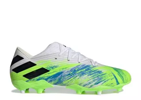 Кроссовки Adidas NEMEZIZ 19.2 FG 'SIGNAL GREEN', белый