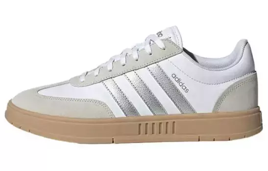 Кроссовки adidas neo Gradas Skateboarding Shoes Unisex Low-top White, белый/серебряный