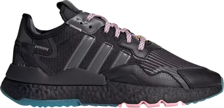 Кроссовки Adidas Ninja x Nite Jogger 'Core Black', черный