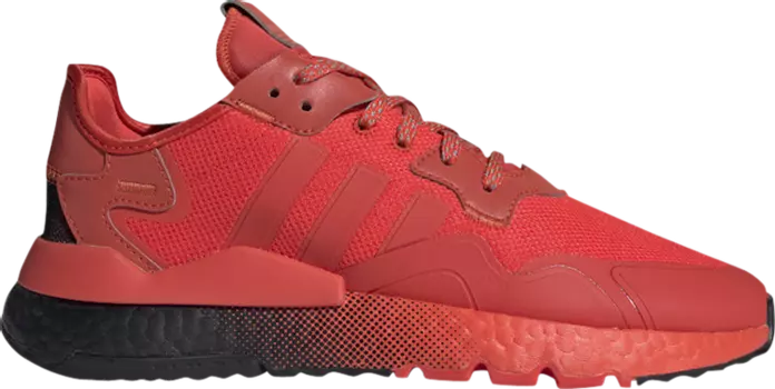 Кроссовки Adidas Nite Jogger 'Hi-Res Red', красный