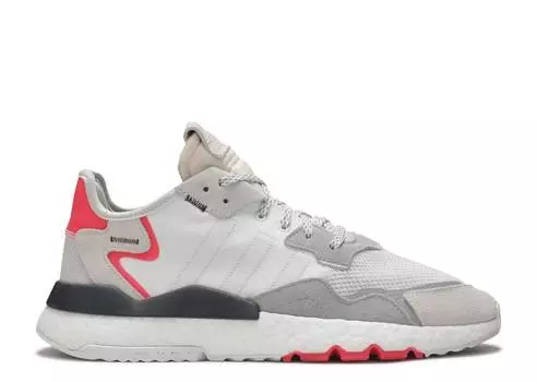 Кроссовки Adidas NITE JOGGER 'WHITE SHOCK RED', белый