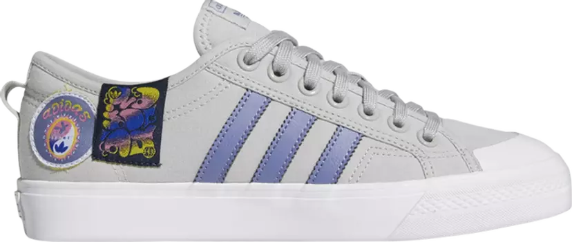 Кроссовки Adidas Nizza 'Patches', серый