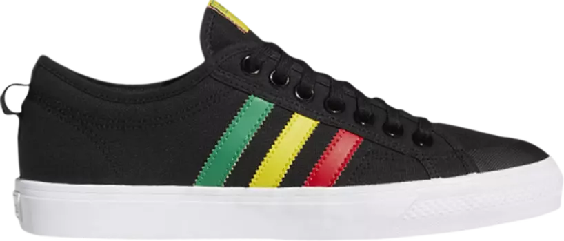 Кроссовки Adidas Nizza 'Tricolor Stripes', черный