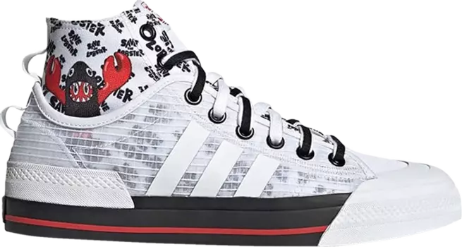Кроссовки Adidas Nizza High DL, белый