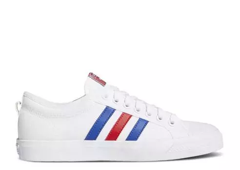 Кроссовки Adidas NIZZA 'WHITE SCARLET BLUE', белый