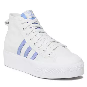 Кроссовки adidas NizzaPlatform Mid, белый