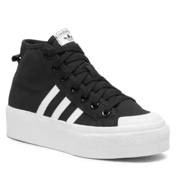 Кроссовки adidas NizzaPlatform Mid, черный
