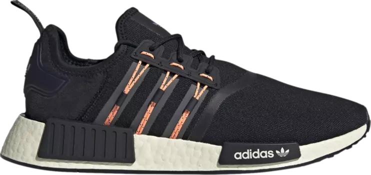 Кроссовки Adidas NMD_R1 'Black Beam Orange', черный