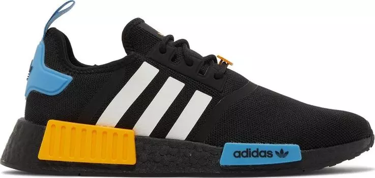 Кроссовки Adidas NMD_R1 'Black Collegiate Gold', черный