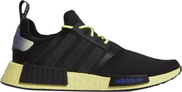 Кроссовки Adidas NMD_R1 'Black Pulse Yellow', черный