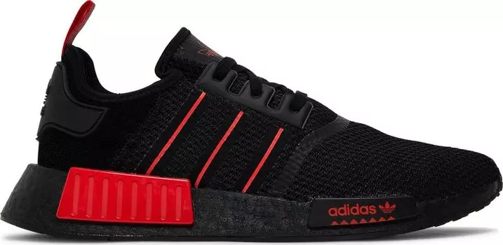 Кроссовки Adidas NMD_R1 'Core Black Red', черный