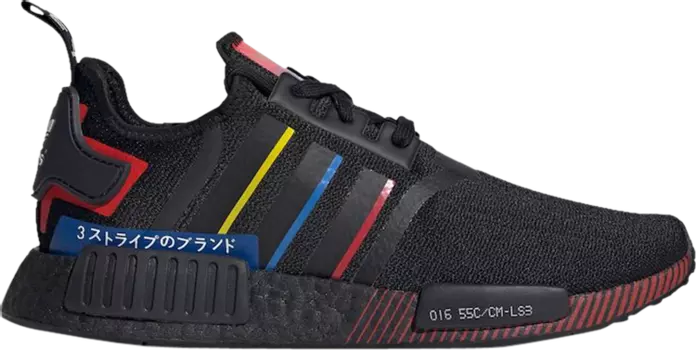 Кроссовки Adidas NMD_R1 'Olympic Pack - Black', черный