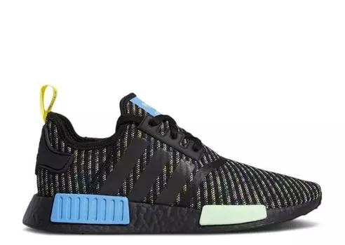 Кроссовки Adidas NMD_R1 'BLACK MULTICOLOR', черный