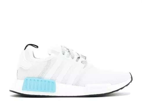 Кроссовки Adidas NMD_R1 'BRIGHT CYAN', белый