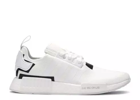 Кроссовки Adidas NMD_R1 'COLORBLOCK - WHITE BLACK', белый