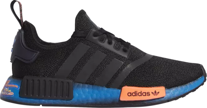 Кроссовки Adidas NMD_R1 J 'Graffiti - Black Bluebird', черный