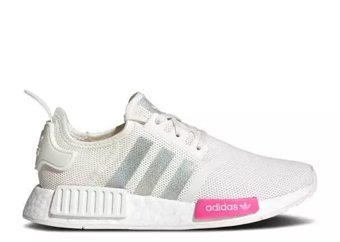 Кроссовки Adidas NMD_R1 J 'WHITE SCREAMING PINK', белый