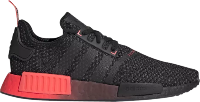 Кроссовки Adidas NMD_R1 Knit 'Black Signal Pink', черный