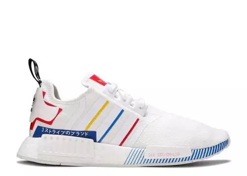 Кроссовки Adidas NMD_R1 'OLYMPIC PACK - WHITE',