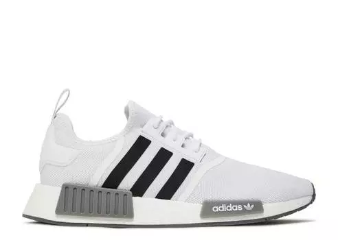 Кроссовки Adidas NMD_R1 PRIMEBLUE 'WHITE BLACK GREY', белый