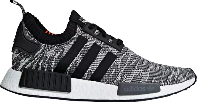 Мужские кроссовки Adidas NMD R1 Primeknit, черный/темно-серый