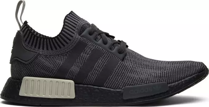 Кроссовки Adidas NMD_R1 Primeknit 'Black Olive', черный