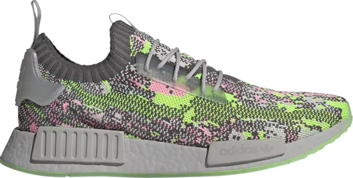 Кроссовки Adidas NMD_R1 Primeknit 'Hyper Pop', серый