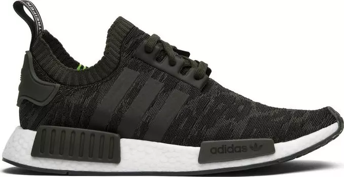 Кроссовки Adidas NMD_R1 Primeknit 'Night Cargo', зеленый