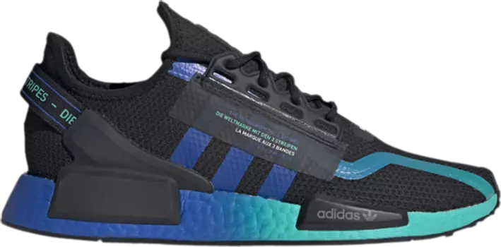 Кроссовки Adidas NMD_R1 V2 'Aqua', черный
