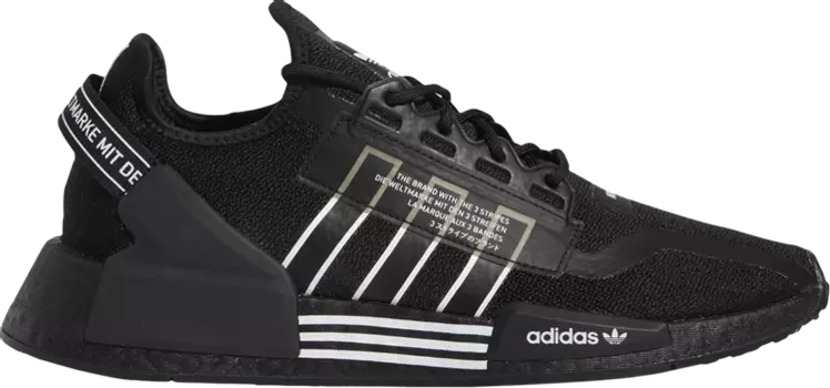Мужские кроссовки Adidas NMD R1 V2, черный/белый
