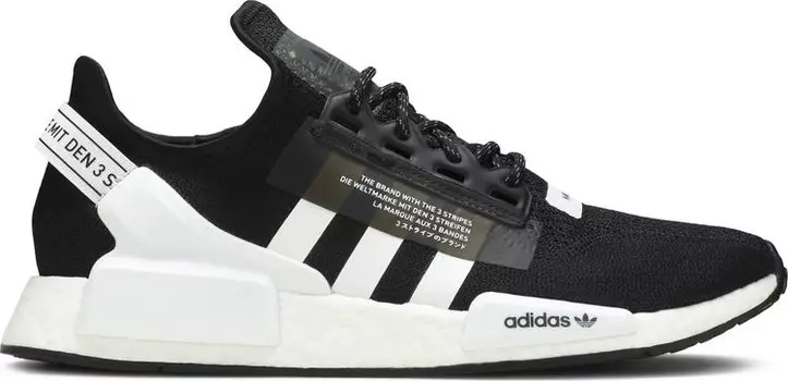 Мужские кроссовки Adidas NMD R1 V2, черный/белый