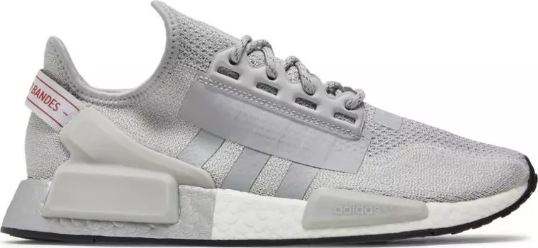 Кроссовки Adidas NMD_R1 V2 'Silver Boost', серебряный