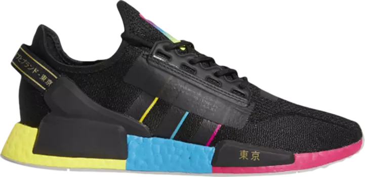 Кроссовки Adidas NMD_R1 V2 'Tokyo Nights', черный