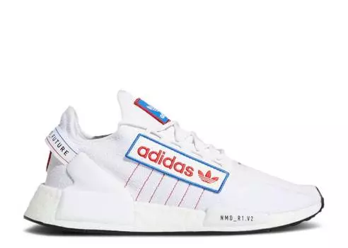 Кроссовки Adidas NMD_R1 V2 'LOGO PATCH - WHITE', белый