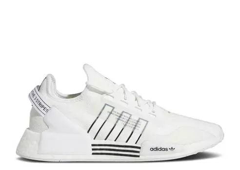 Кроссовки Adidas NMD_R1 V2 'WHITE BLACK', белый