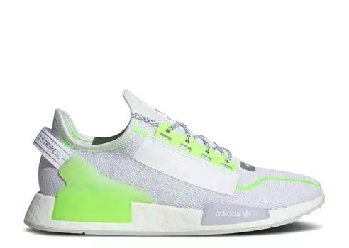 Кроссовки Adidas NMD_R1 V2 'WHITE SIGNAL GREEN', белый