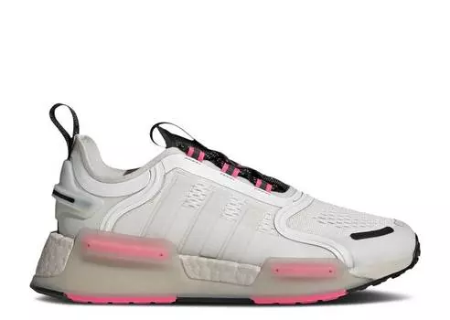 Кроссовки Adidas NMD_R1 V3 J 'WHITE PULSE MAGENTA', белый