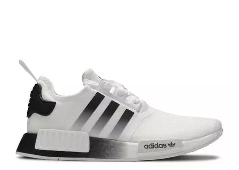 Кроссовки Adidas NMD_R1 'WHITE BLACK GRADIENT', белый