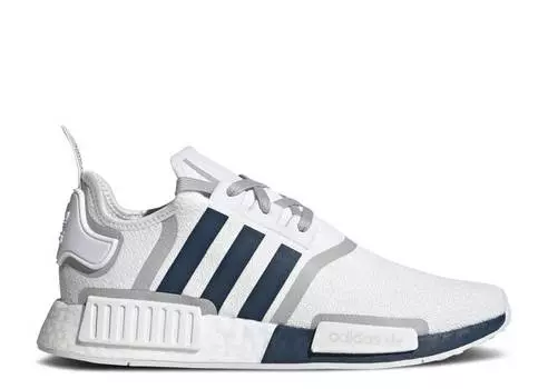 Кроссовки Adidas NMD_R1 'WHITE CREW NAVY', белый