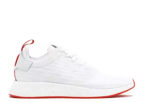 Кроссовки Adidas NMD_R2 PRIMEKNIT 'RUNNING WHITE', белый