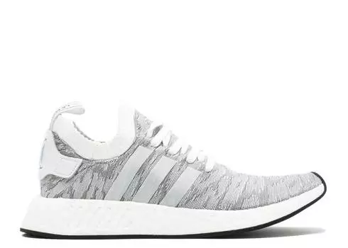 Кроссовки Adidas NMD_R2 PRIMEKNIT 'RUNNING WHITE', белый