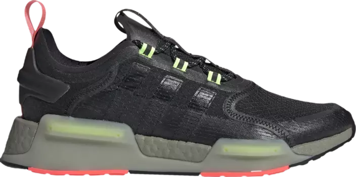 Кроссовки Adidas NMD_V3 'Black Signal Green', черный