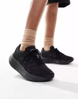 Кроссовки Adidas Originals Adizero aruku в черном цвете / карбон / металл