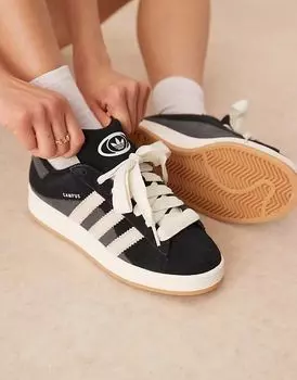 Кроссовки Adidas Originals Campus 00s в черном/белом/сером цветах