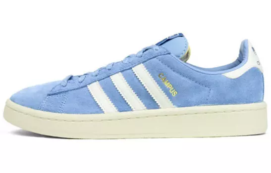 Кроссовки Adidas Originals Campus Skateboarding Unisex, голубой/белый