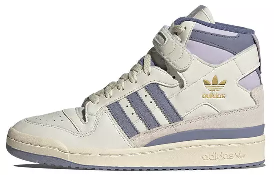 Кроссовки Adidas Originals Forum 84 High Off White Silver Violet